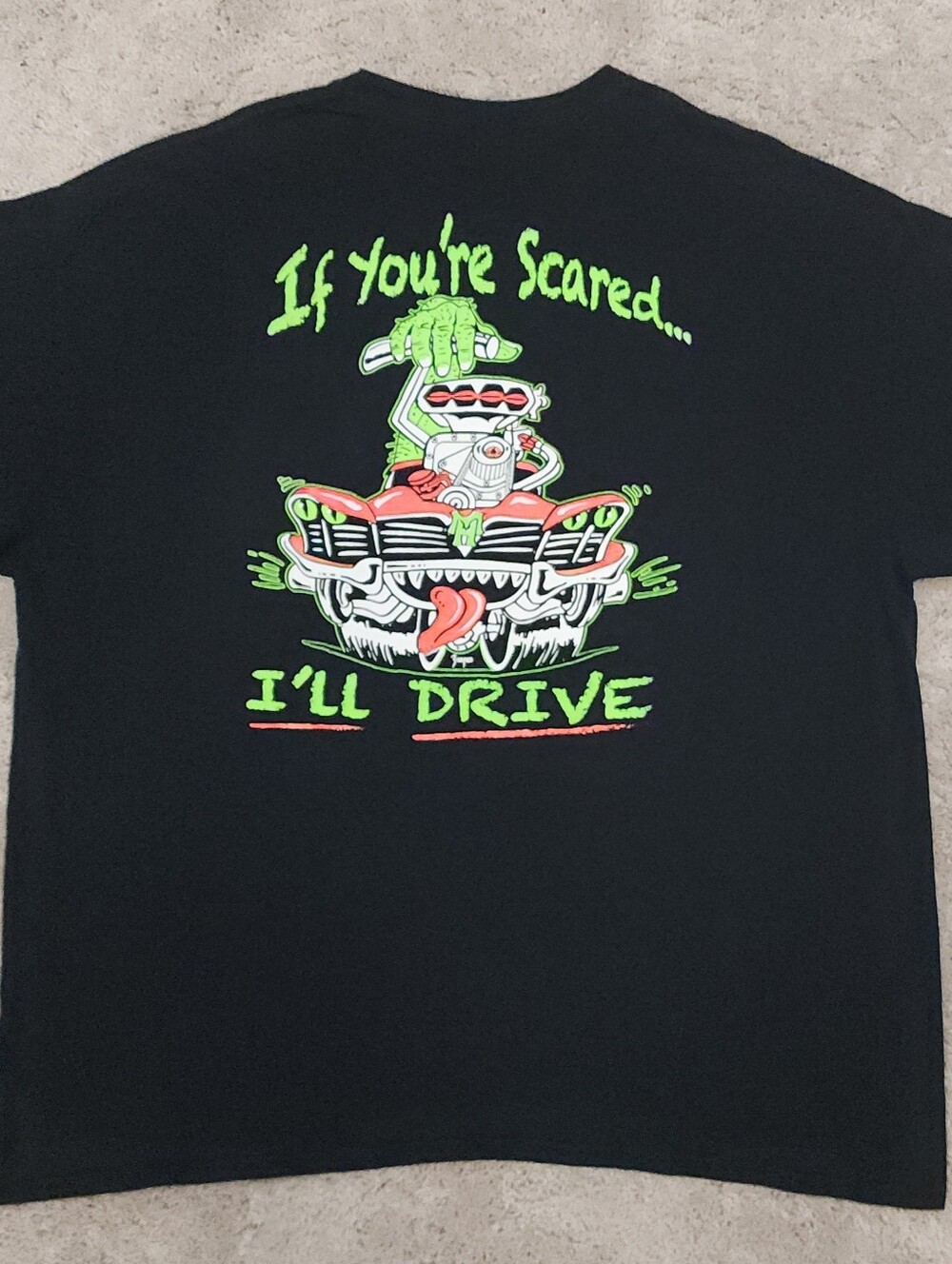 TWO..Men’s Graphic Car Guy T-Shirts  XXL Black Hot Rod Blown Mafia & Motor Gear.